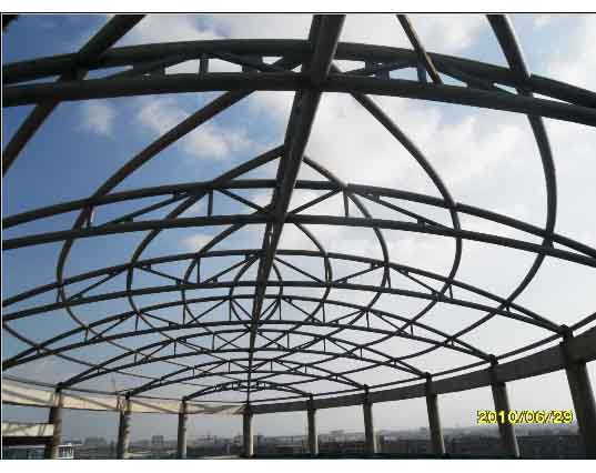 雄安新区中煤朔州宾馆管桁架工程