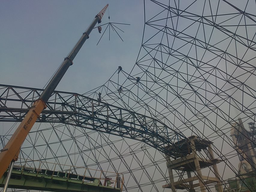 雄安新区网架施工